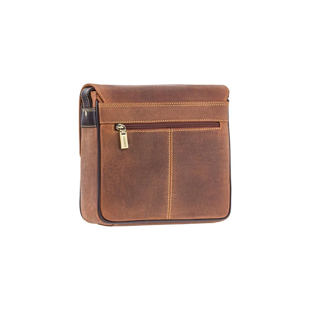 Visconti Rumba Compact Oil Tan Leather Messenger Bag