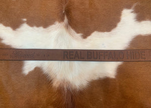 Ashwood Leather 100% Buffalo Hide Leather Belt on Cow Hide
