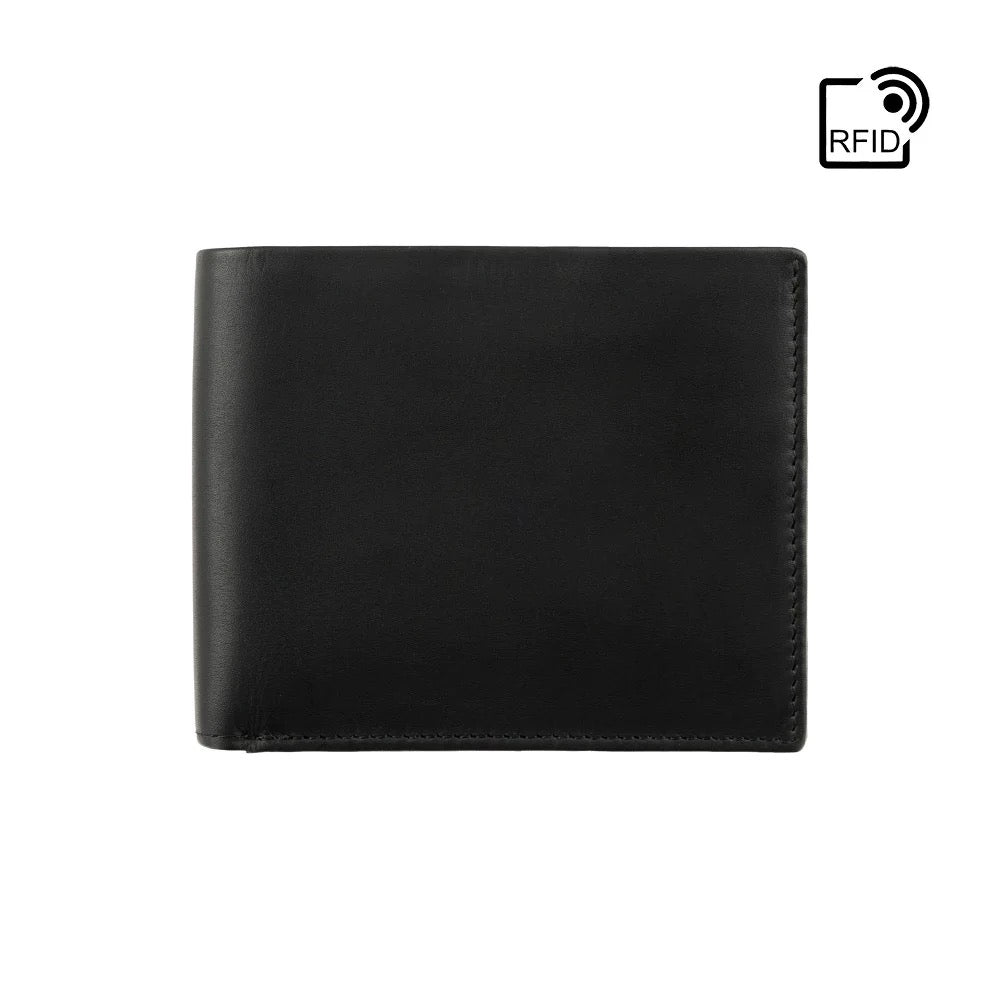 Visconti Pablo Gents Black/Cobalt Fold Out Leather Wallet