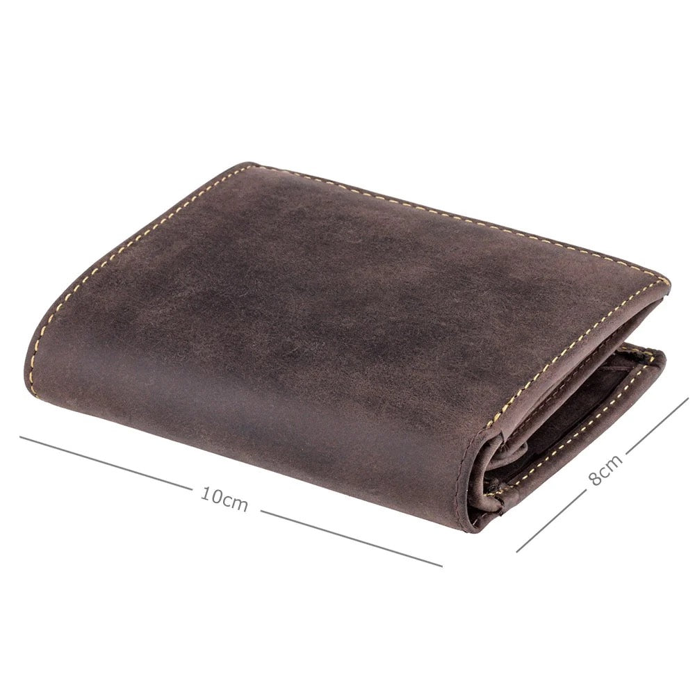 Visconti Spear Gents Oil Brown Fold Out Leather Wallet