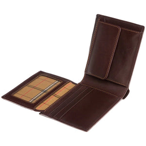 Visconti Lazio Gents Brown Fold Out Cash and Coin Leather Wallet