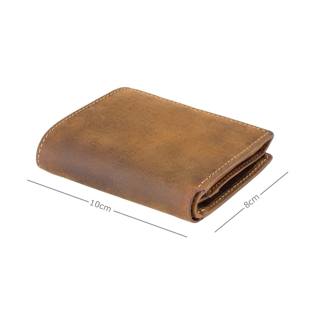 Visconti Spear Gents Oil Tan Fold Out Leather Wallet