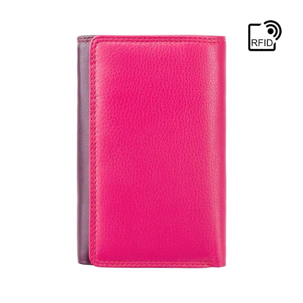 Visconti Bora Ladies Two Tone Plum Leather Purse