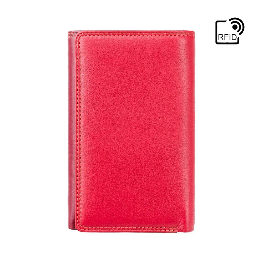 Visconti Bora Ladies Two Tone Red Leather Purse