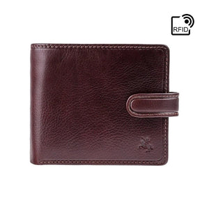 Visconti Arezzo Gents Brown Studded Leather Wallet
