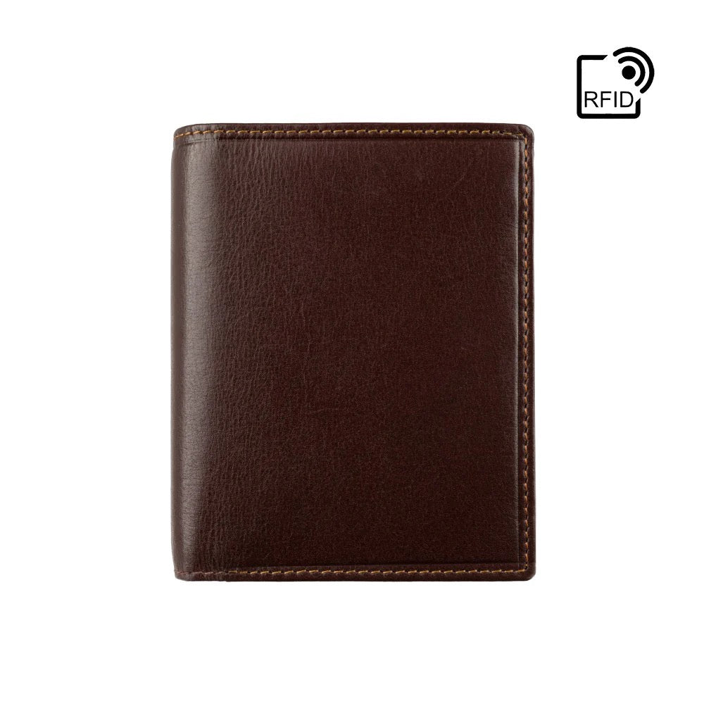 Visconti Milan Gents Brown Fold Out Leather Wallet