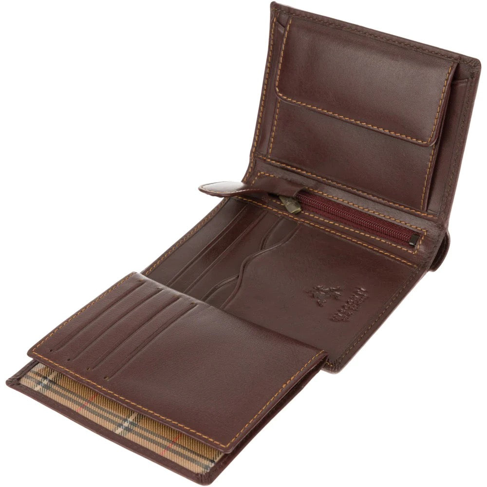 Visconti Milan Gents Brown Fold Out Leather Wallet