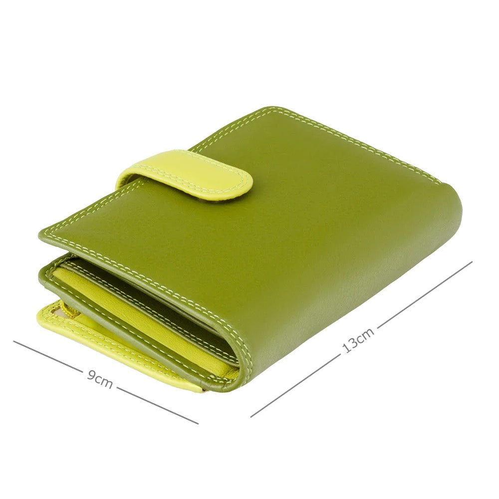 Visconti Fiji Ladies Two Tone Lime Leather Purse