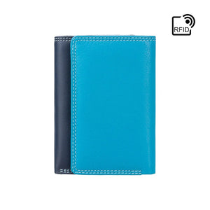 Visconti Biola Ladies Two Tone Blue Leather Purse