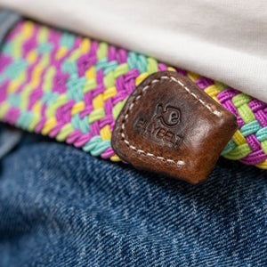 Premium The Keukenhof Woven Elastic Multicoloured Stretch BillyBelt Belt