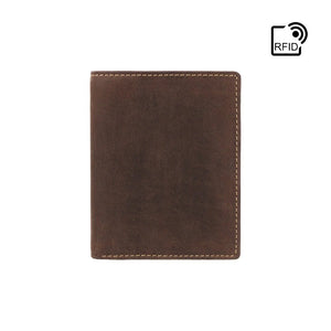 Visconti Arrow Gents Oil Brown Slim Leather Card Wallet