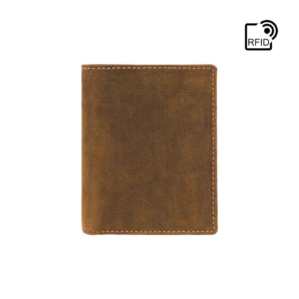 Visconti Arrow Gents Oil Tan Slim Leather Card Wallet