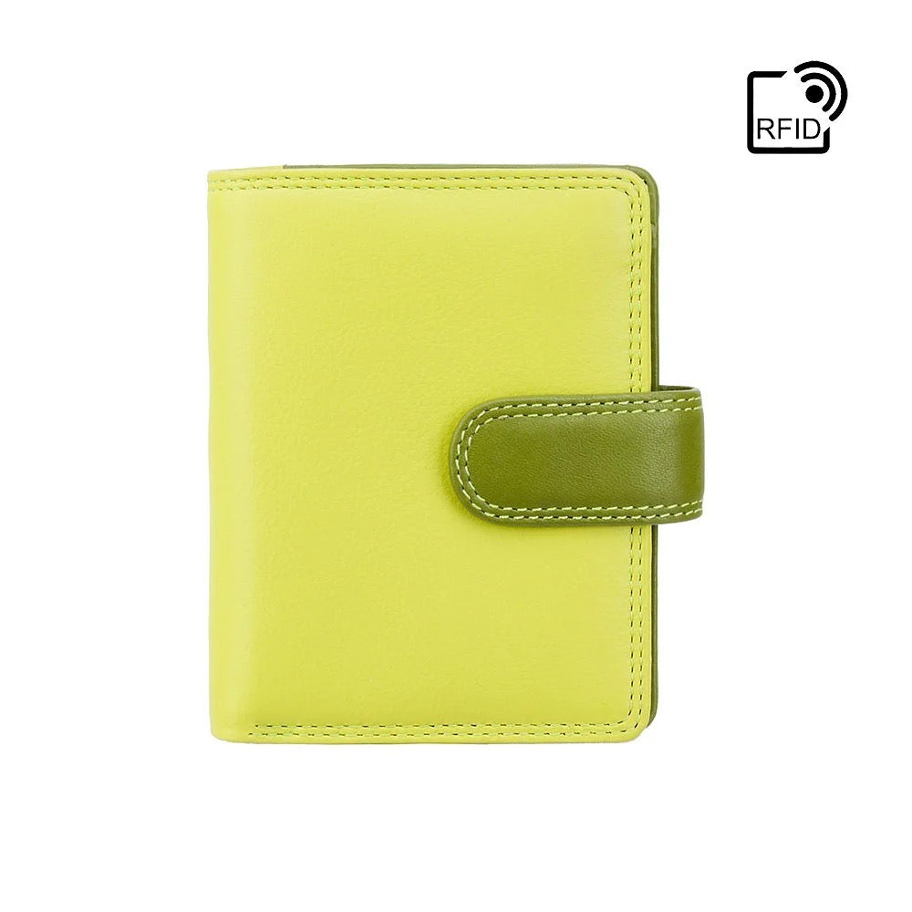 Visconti Bali Ladies Two Tone Lime Leather Purse