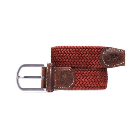 BillyBelt Woven Stretch Belt Red Garnet