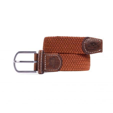 BillyBelt Woven Stretch Belt Auburn colour