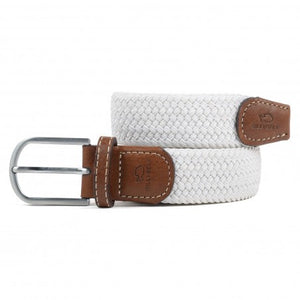 BillyBelt Woven Stretch Belt Coco White