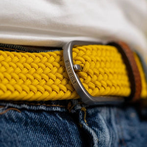 BillyBelt Woven Stretch Belt Imperial Yellow