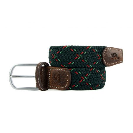 Green forest, red and green apple BillyBelt Woven Stretch Belt The Matadi