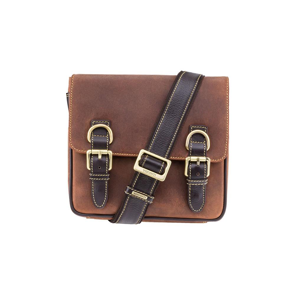 Visconti leather messenger bag hotsell