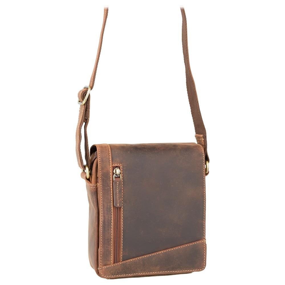 Visconti Oil Tan Leather Shoulder Bag S7 – Birchwood Leather