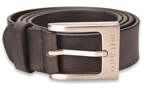 Milano 100% Full Grain Leather Belt in Black or Brown