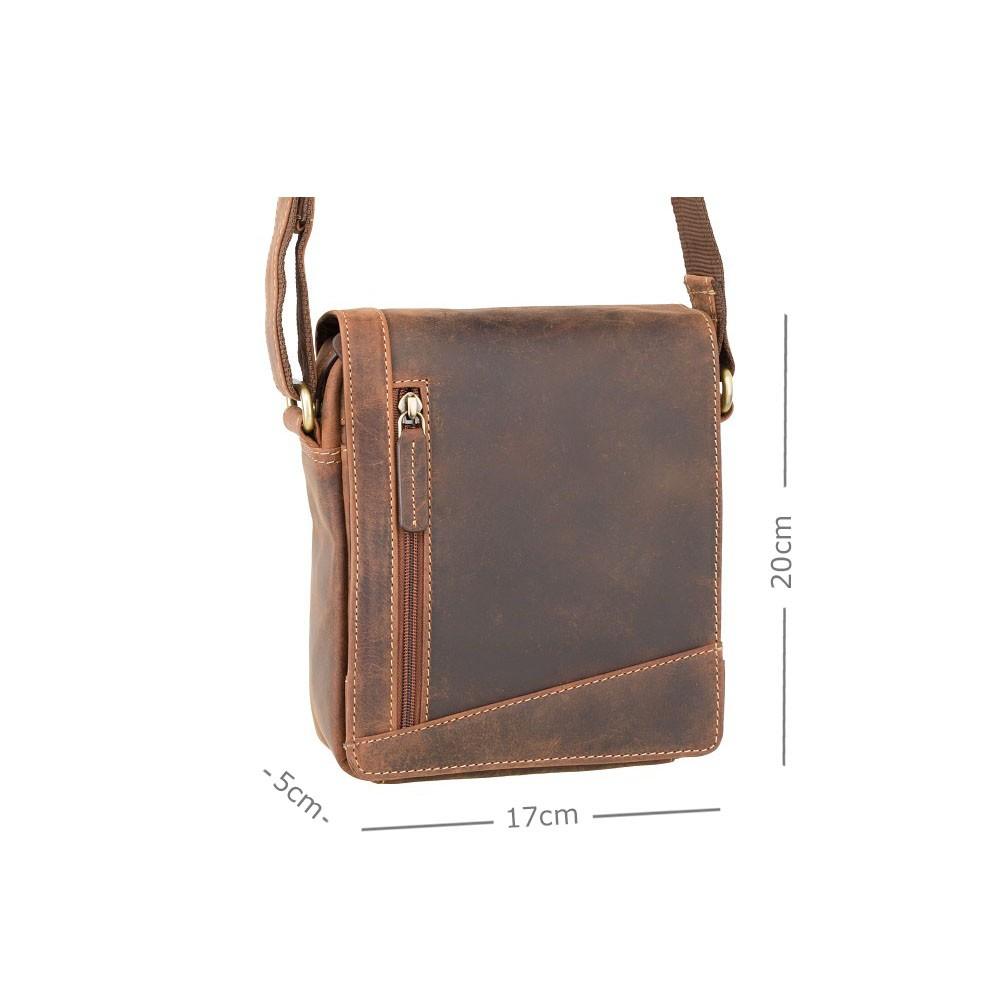 Visconti Oil Tan Leather Shoulder Bag S7 – Birchwood Leather