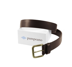 Pampeano Papa Brown Vegetable Tanned Leather Belt