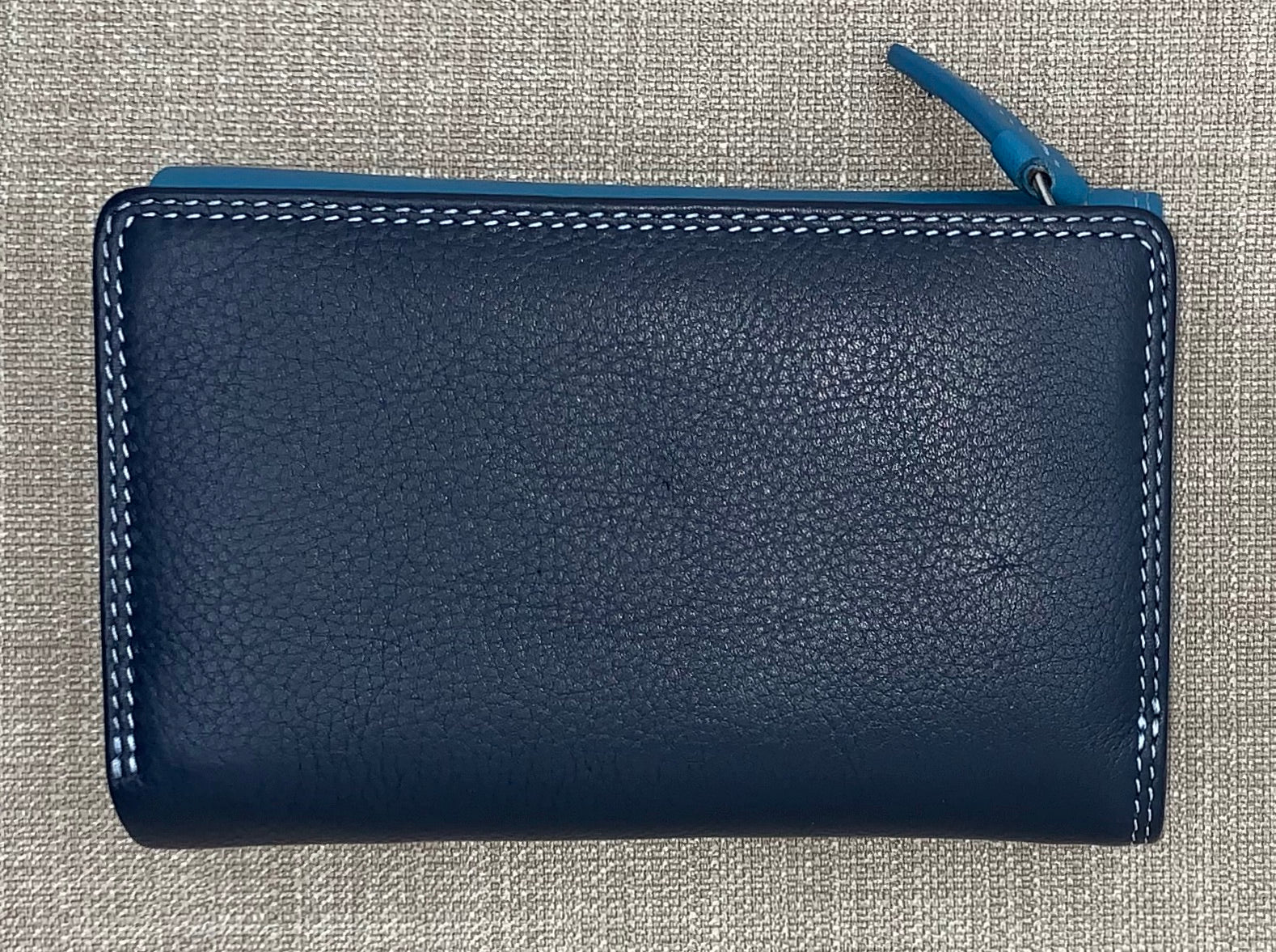 Visconti Bora Ladies Two Tone Blue Leather Purse