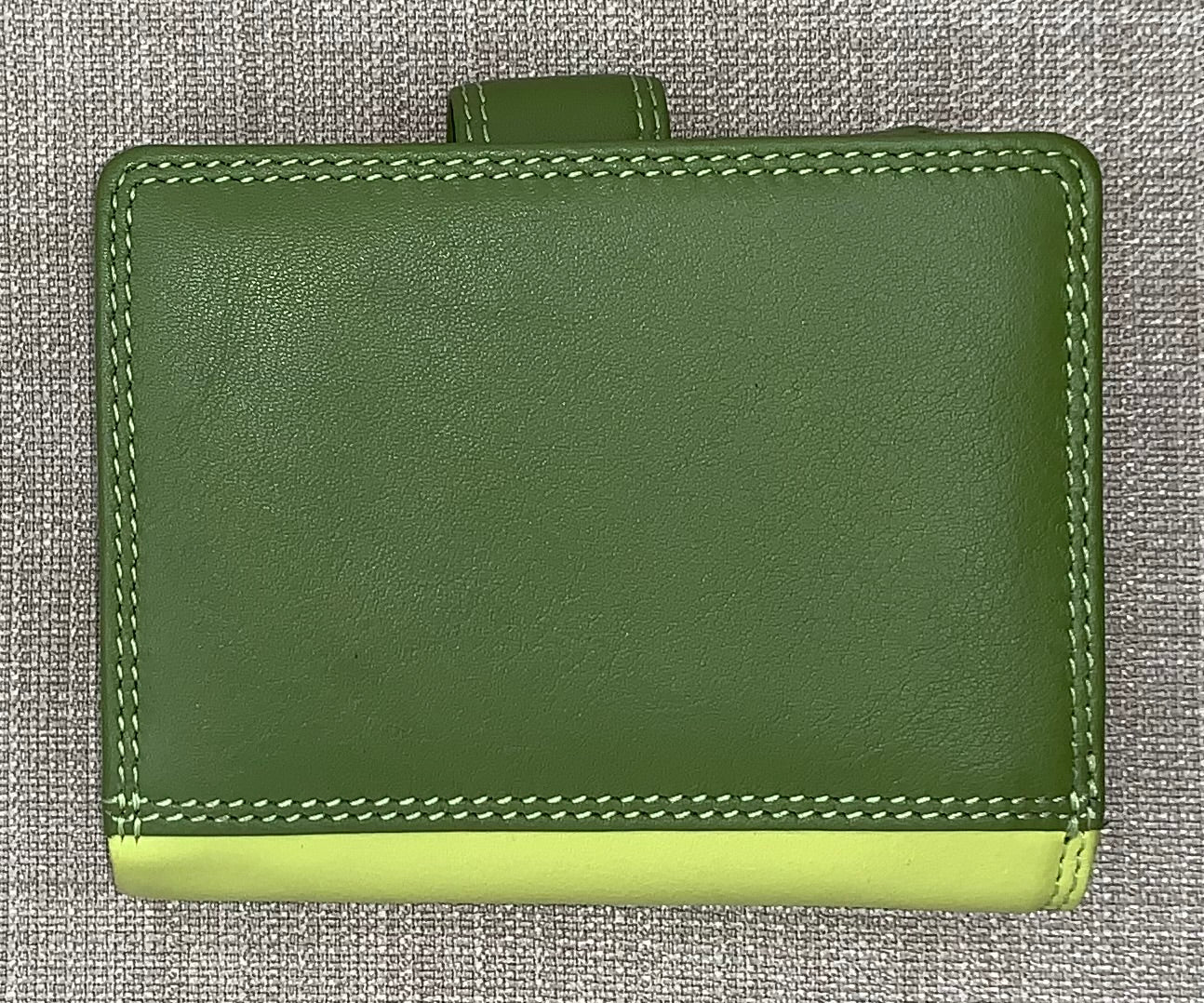 Visconti Bali Ladies Two Tone Lime Leather Purse