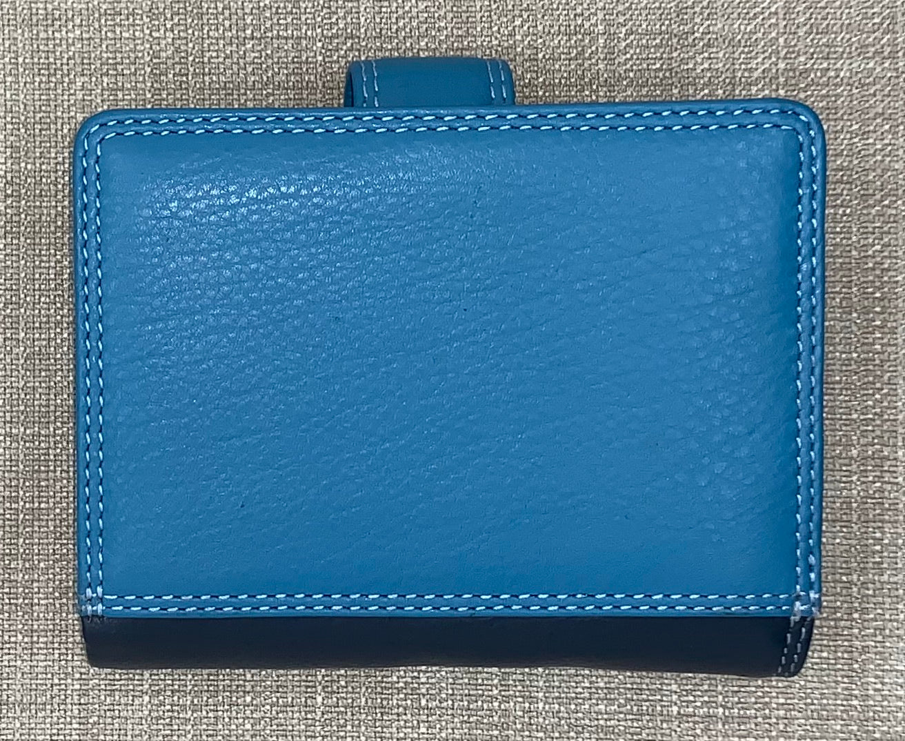 Visconti Bali Ladies Two Tone Blue Leather Purse