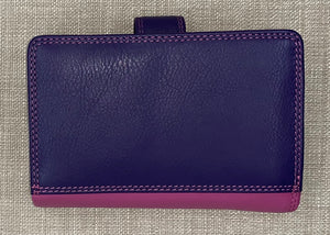 Visconti Fiji Ladies Two Tone Berry Leather Purse