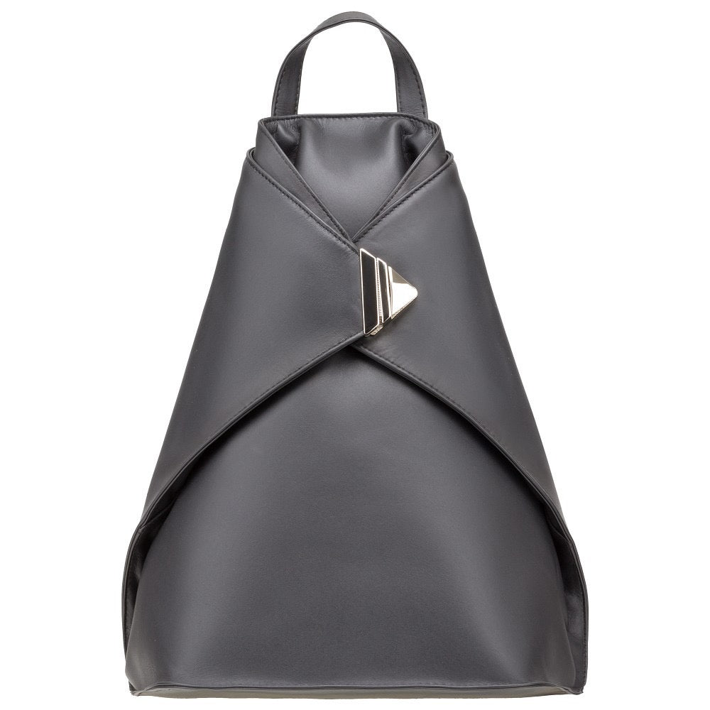 Visconti Brooke Ladies Black Leather Backpack