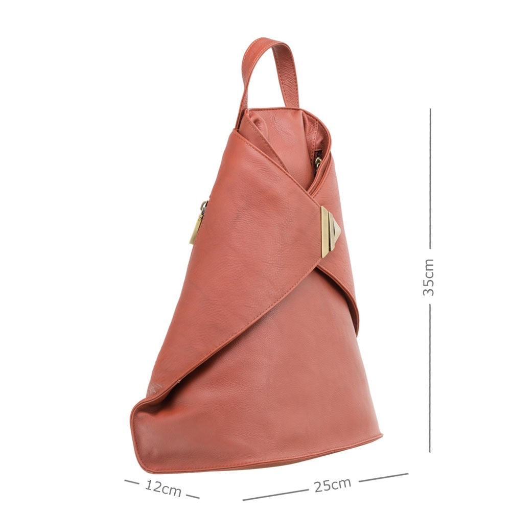 Visconti Brooke Ladies Brown Leather Backpack