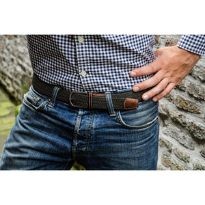 Premium Khaki Green Woven Elastic Stretch BillyBelt Belt