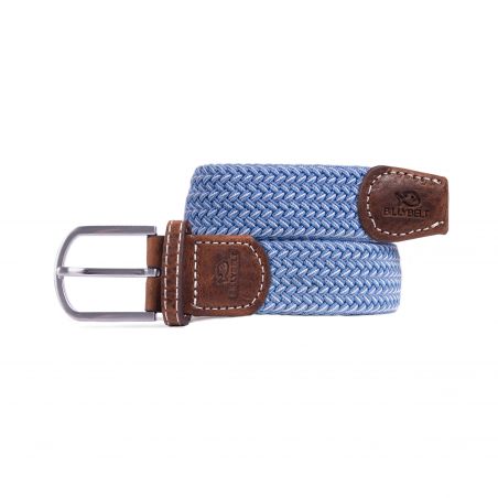 Billybelt The Mykonos blue and white premium stretch belt