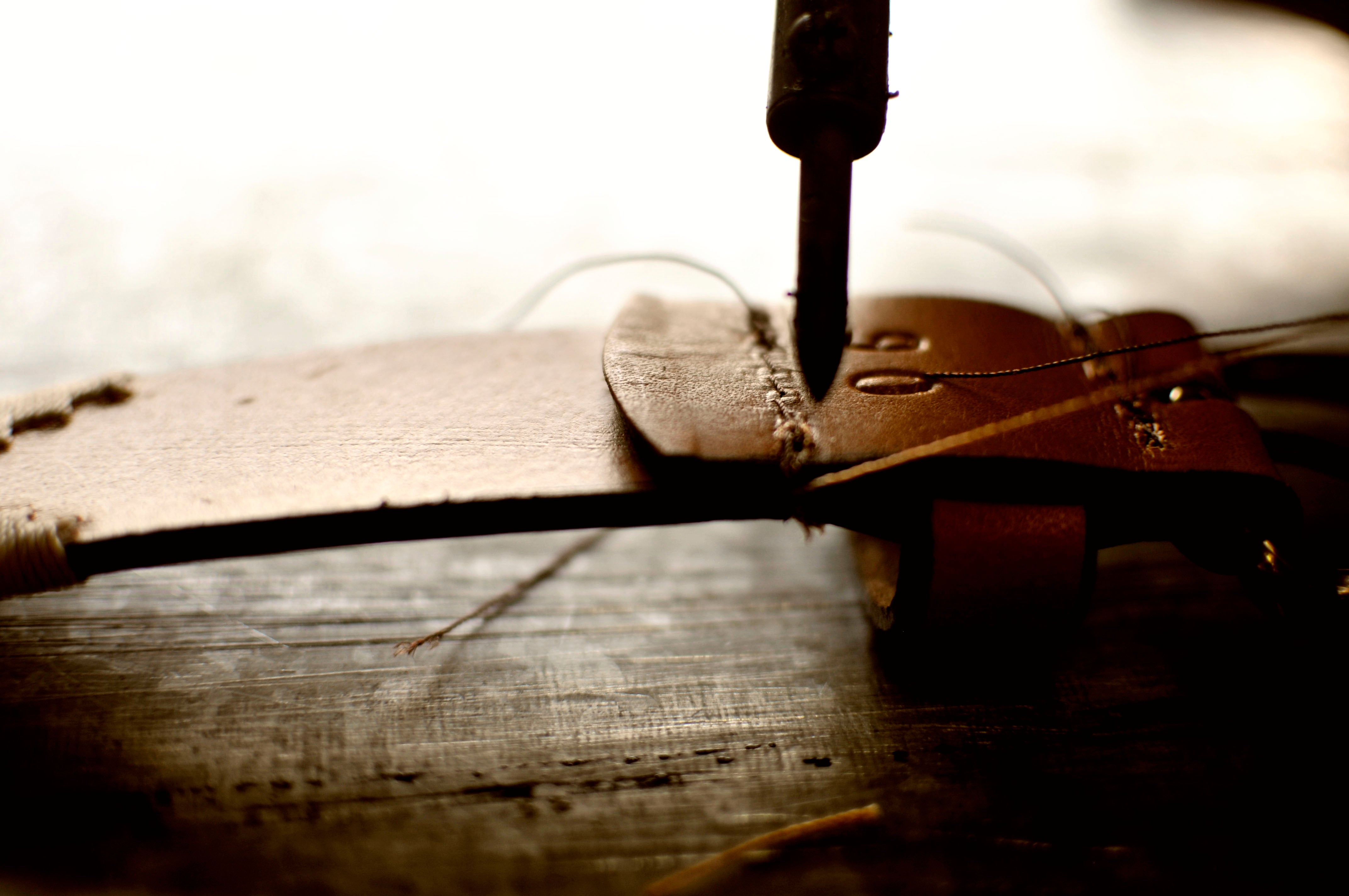 Pampeano Handmade Polo Leather Belt with Saddlery Thread